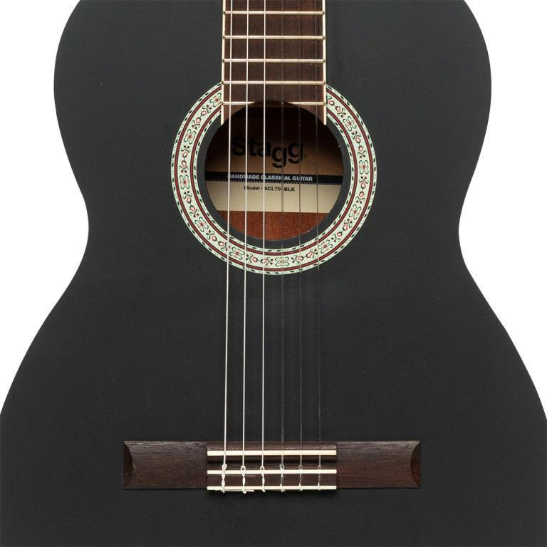Stagg SCL70-BLK – Klassisk guitar (4/4, sort)