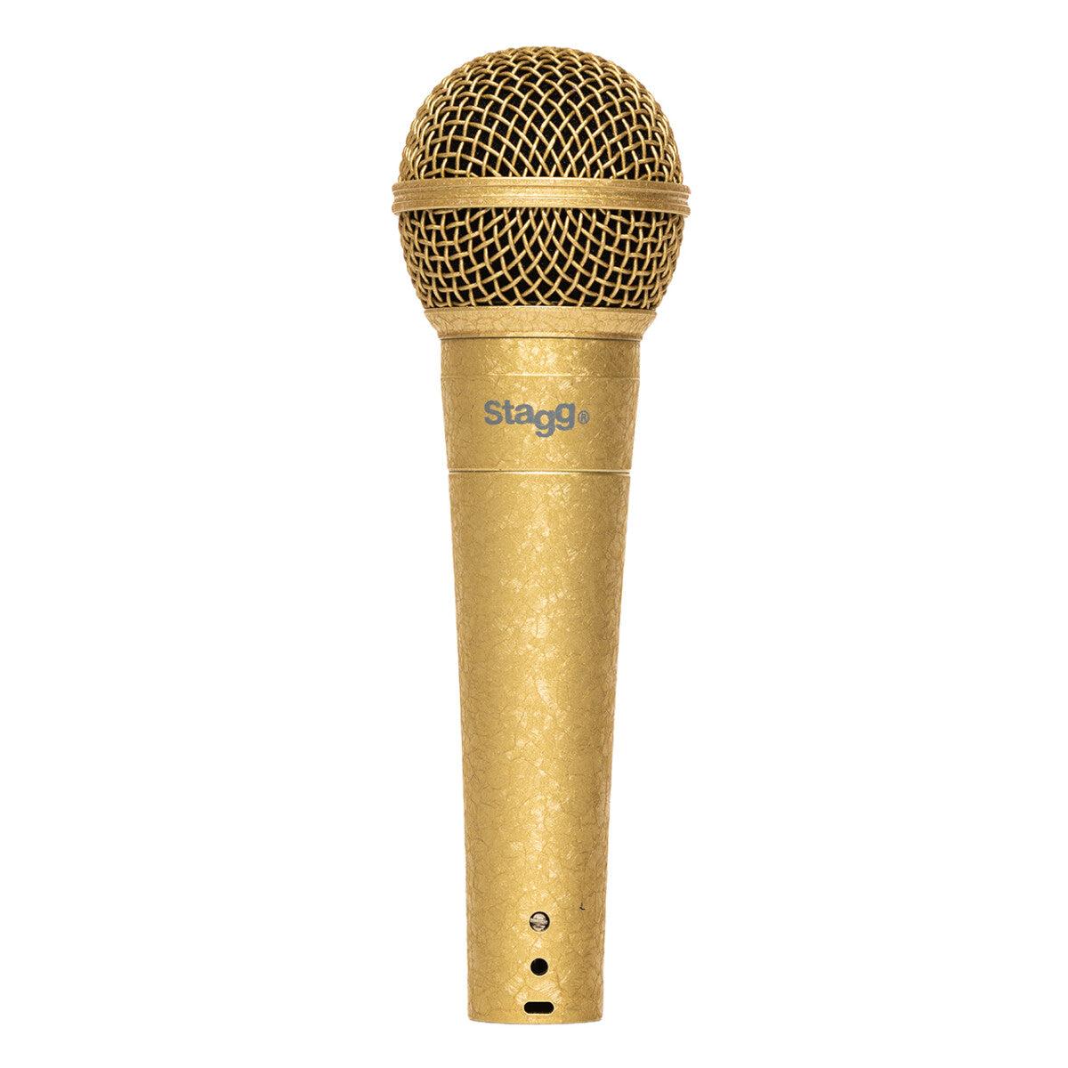 Stagg SDM50 GD – Dynamisk vokal- og instrumentmikrofon Gold Edition
