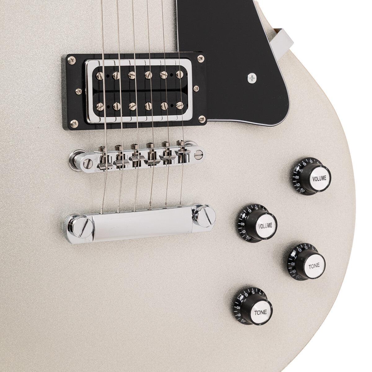 Stagg SEL-STD SILVER – Standard Series elguitar med mahognikrop og sølvfarvet dæk