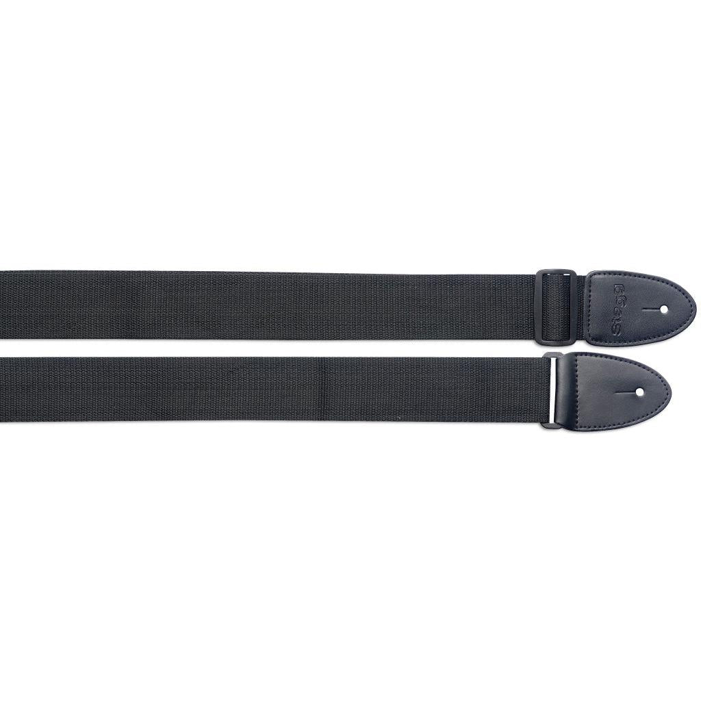 Stagg SN5 BLK – Flettet nylonguitarrem (sort)