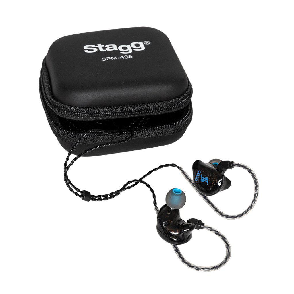 Stagg SPM-435 BK High-Resolution, 4 Drivers In-Ear monitors Black