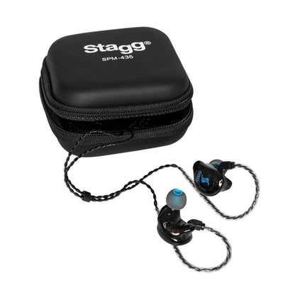 Stagg SPM-435 BK High-Resolution, 4 Drivers In-Ear monitors Black