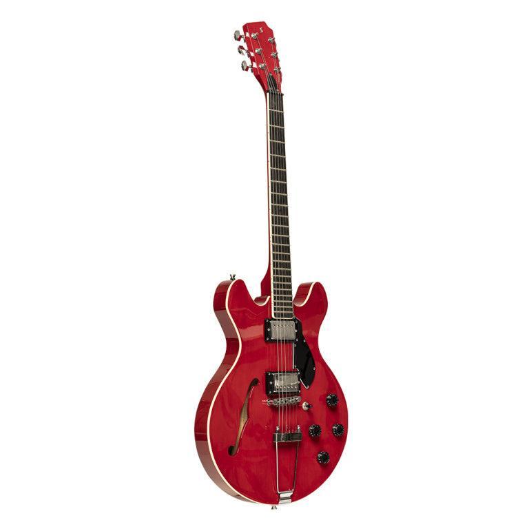 Stagg SVY 533 TCH Elektrisk guitar, Silveray Series, 533 Model, med hulrum i ahorn