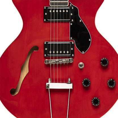 Stagg SVY 533 TCH Elektrisk guitar, Silveray Series, 533 Model, med hulrum i ahorn