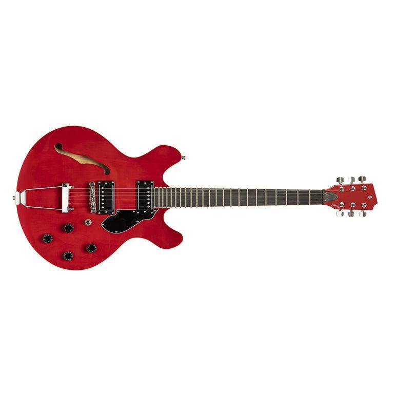 Stagg SVY 533 TCH Elektrisk guitar, Silveray Series, 533 Model, med hulrum i ahorn
