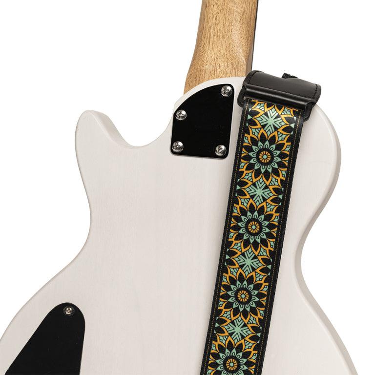 Stagg Terylene Strap Mandala Green
