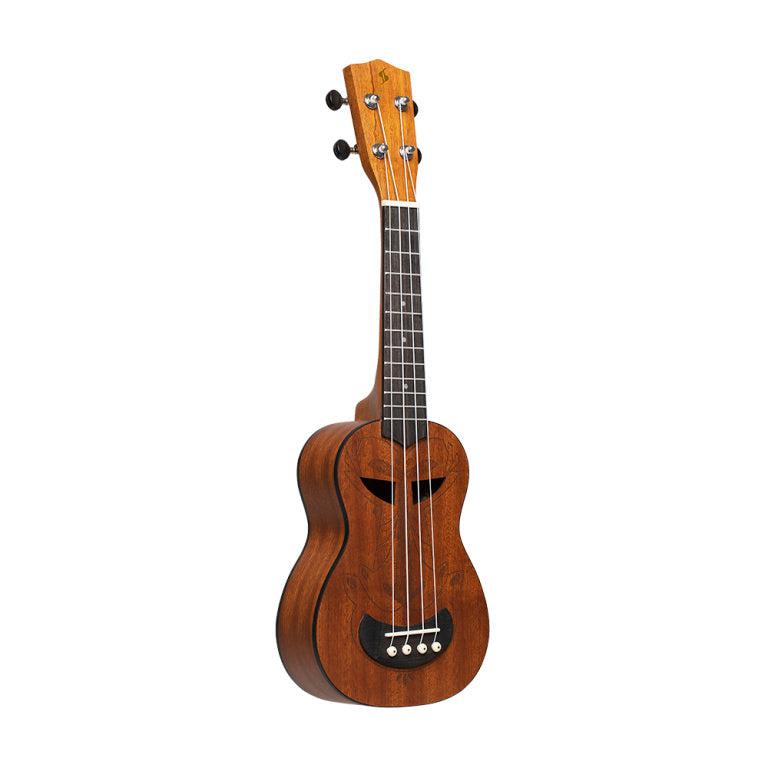 Stagg US-TIKI AH Soprano ukulele w/sapele cover incl. gigbag