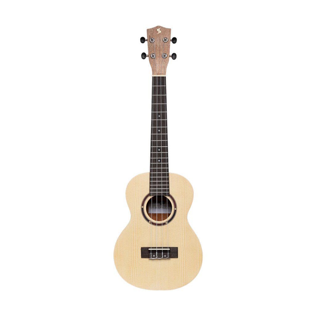 Stagg UT-30 S tenor ukulele med grandæk og sort nylon bag