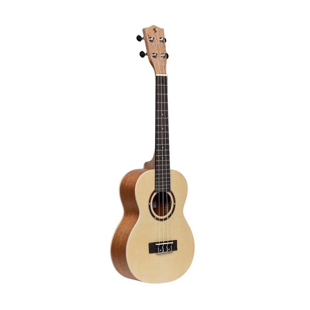 Stagg UT-30 S tenor ukulele med grandæk og sort nylon bag