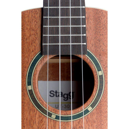 Stagg UT-30 tenor ukulele with Sapele deck and Gigbag