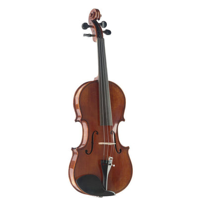 Stagg VN-4/4 HG – 4/4 håndlakeret violin i massiv flammet ahorn med Deluxe transporttaske
