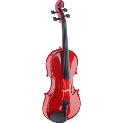 Stagg VN4/4-TR – 4/4 violin i massivt træ, rød