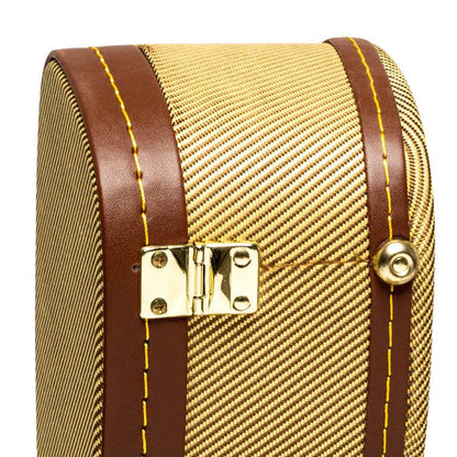 Stagg GCX-UKB GD – Deluxe hardcase til barytonukulele, Gold Tweed