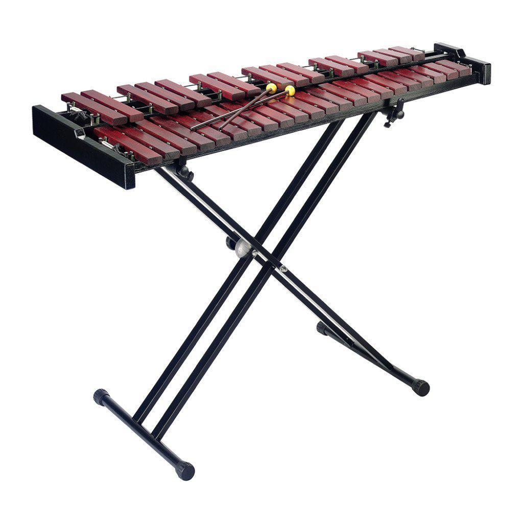 Stagg Xylophone set with 37 keys in Padouk as well as stand &amp; bag