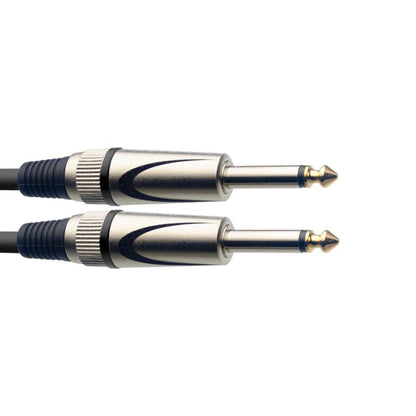 Stagg instrument spiral cable, Jack/Jack - 6 m