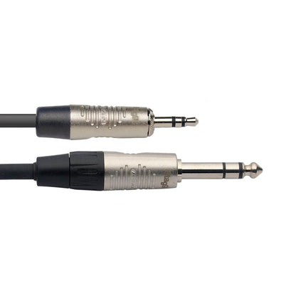 Stagg stereo han mini Jack til 6.3 mm stereo han Jack kabel