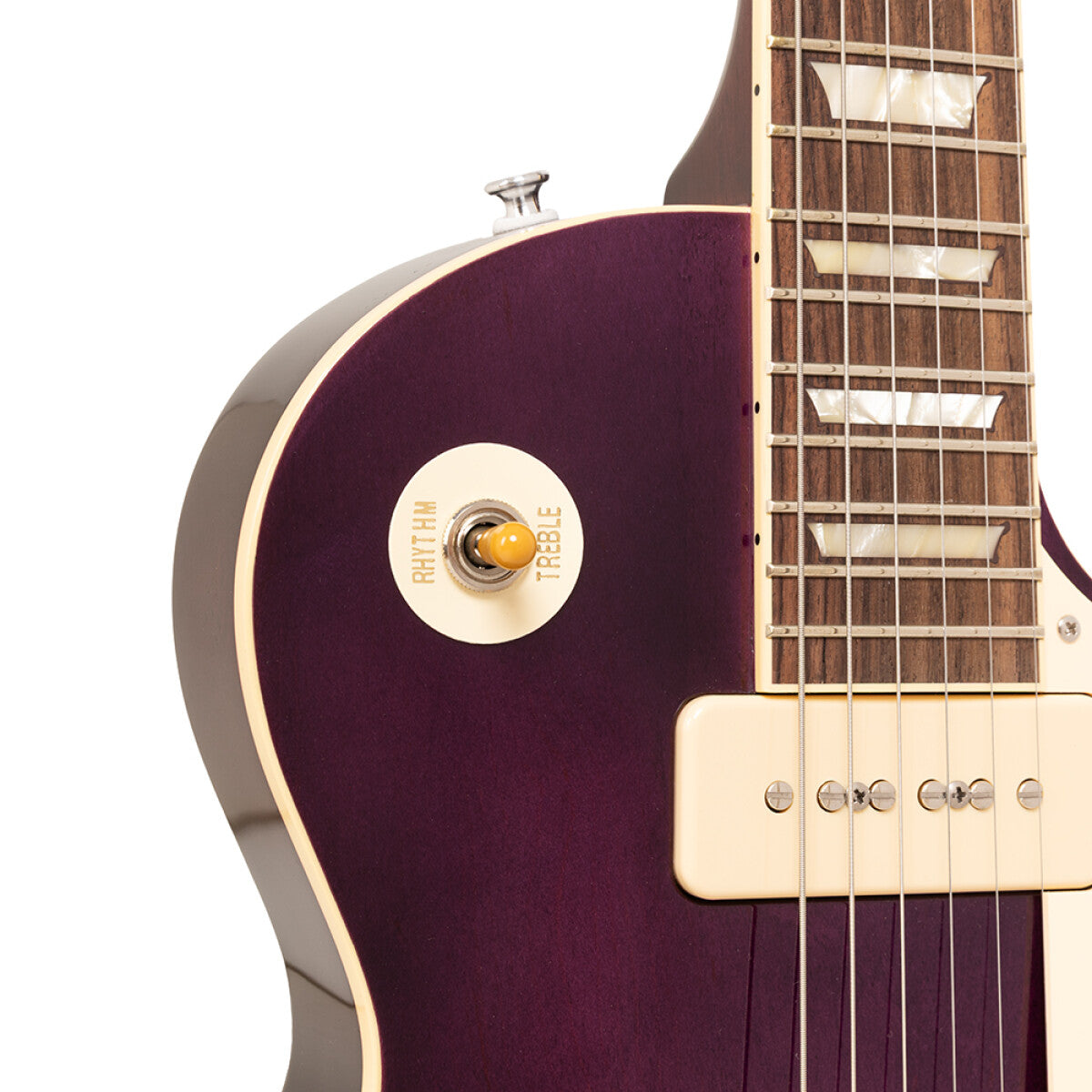 Tokai LS-201S SPL – Vintage elguitar med P90 pickups (See-Through Purple)