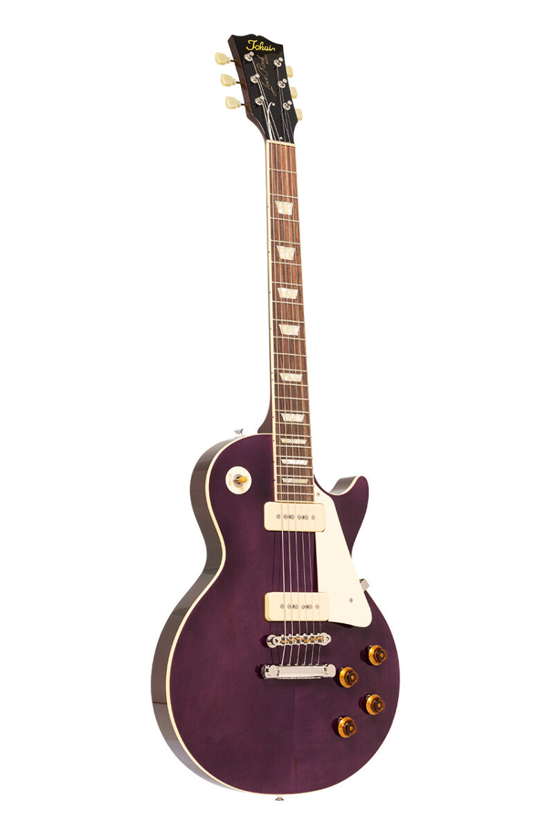Tokai LS-201S SPL – Vintage elguitar med P90 pickups (See-Through Purple)