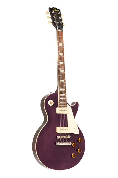 Tokai LS-201S SPL – Vintage elguitar med P90 pickups (See-Through Purple)
