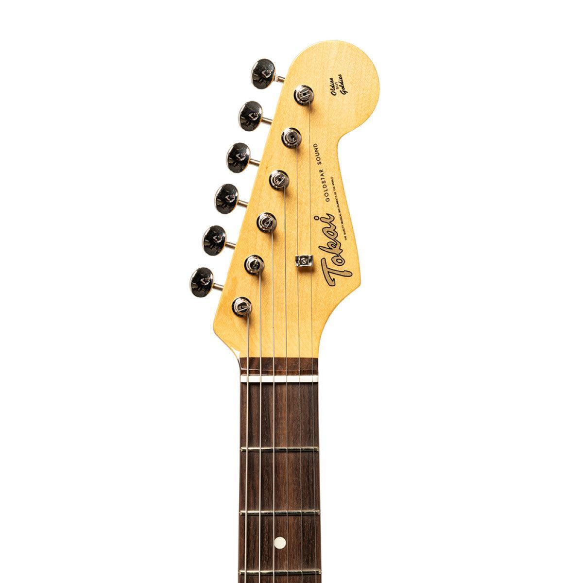 TOKAI TST95 BK/R Vintage solid body electric guitar, rosewood fingerboard, Black finish + case 