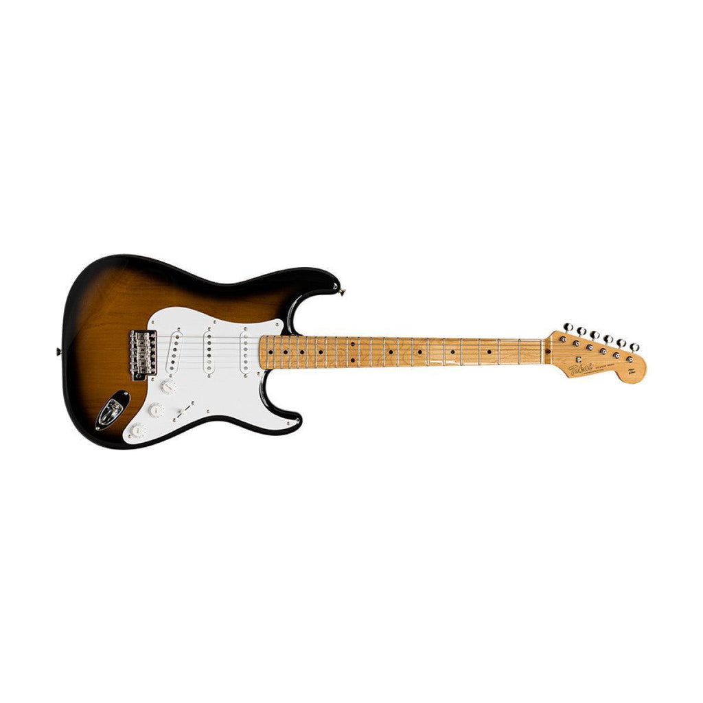 TOKAI TST95 GS/M Vintage solid body electric guitar, maple fingerboard, Gold Sunburst finish + case