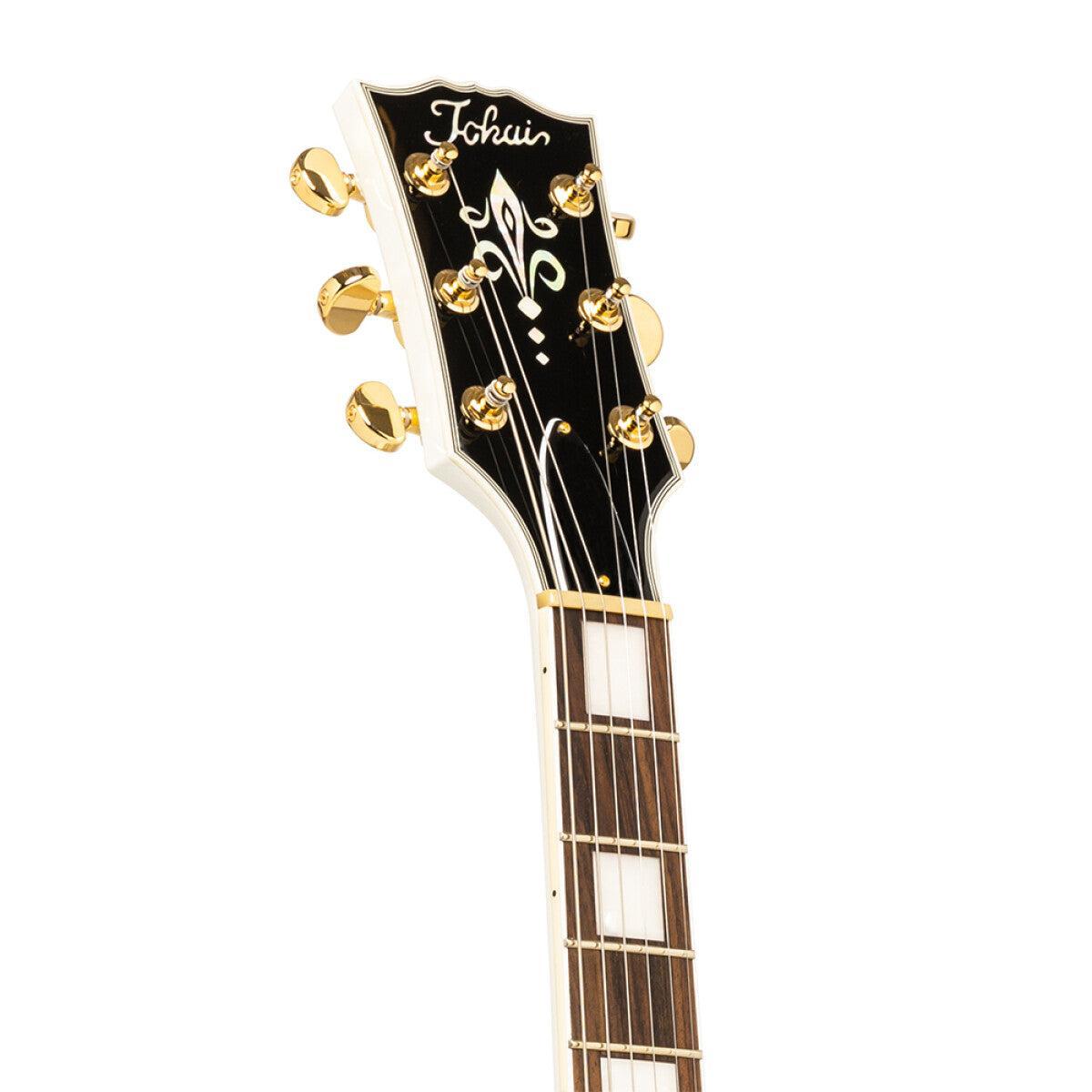 TOKAI ULC136S SW Vintage solid body electric guitar, Snow White finish + case