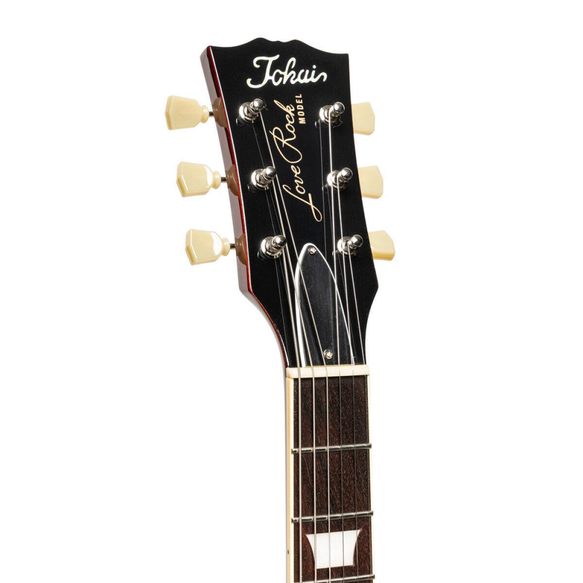 TOKAI ULS136F SDR Vintage solid body electric guitar, See Through Dark Red finish + case