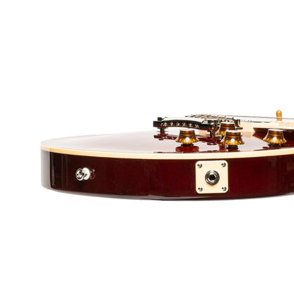 TOKAI ULS136F SDR Vintage solid body electric guitar, See Through Dark Red finish + case