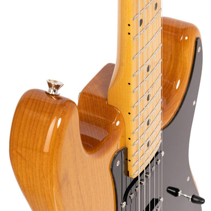 Tokai AST101-SH/M VNT – S-style elguitar HSS med ahorn gribebræt (Vintage Natural)