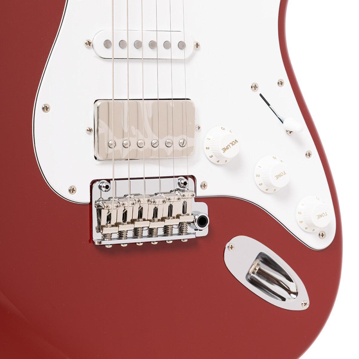 Tokai AST101-SH/R DKR – S-style elguitar HSS (Dakota Red)