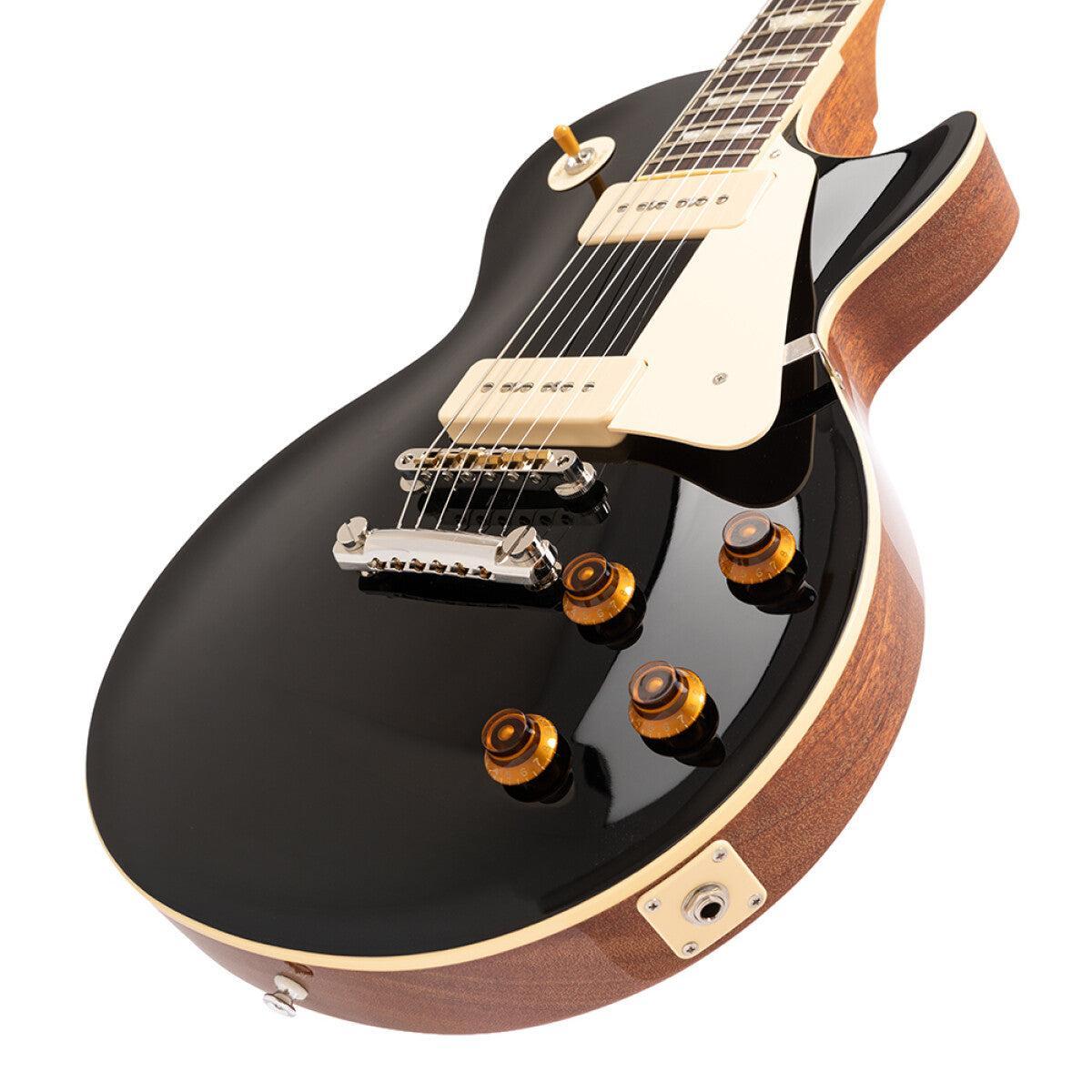 Tokai LS-201S BB – Vintage elguitar med P90 pickups (Black)