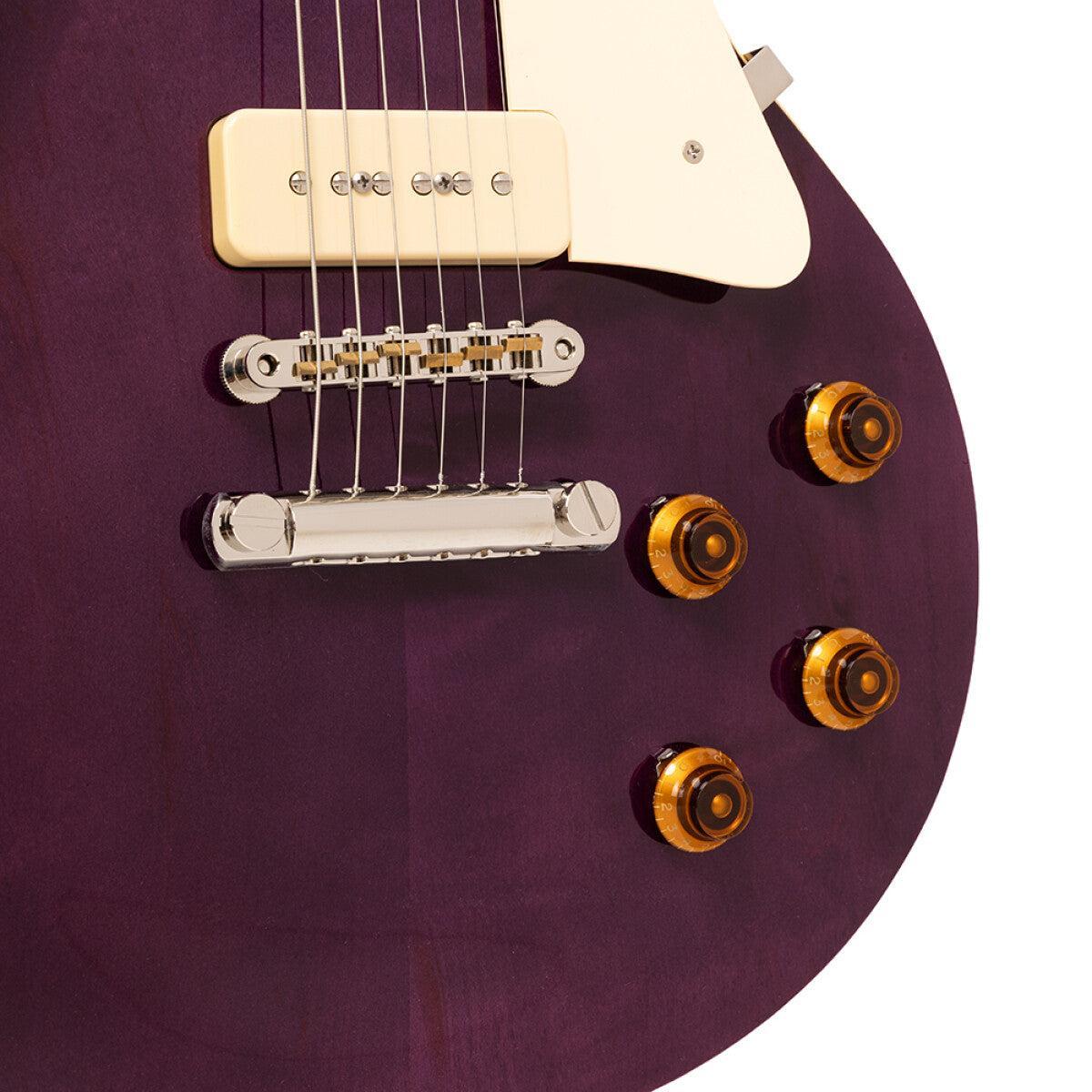 Tokai LS-201S SPL – Vintage elguitar med P90 pickups (See-Through Purple)