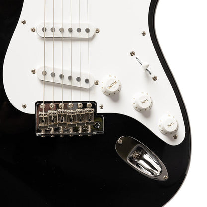 Tokai TST-101 M/BB – S-style elguitar med ahorn gribebræt (Black)