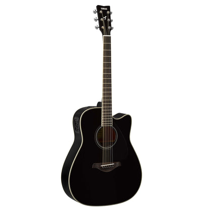 Yamaha FGX820C BLACK02 – Akustisk-Elektrisk Folk-Guitar (Sort)