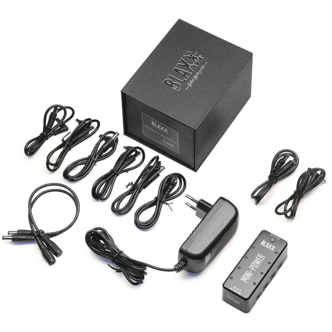 Blaxx strømforsyning til 8 effektpedaler