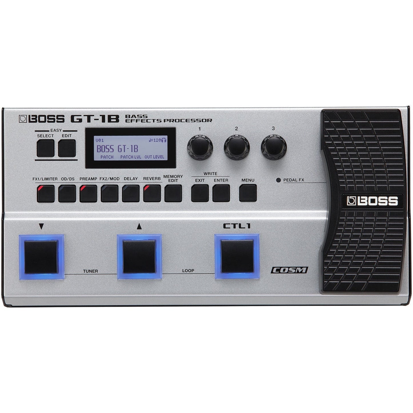 Boss GT-1B Ultra Portable Floor Multi Effects For Bass