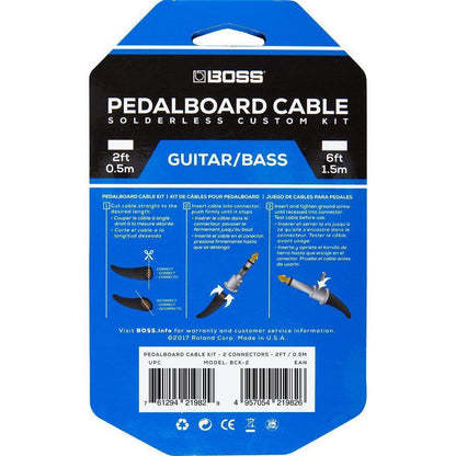 Boss Solderless Pedalboard Cable Kit