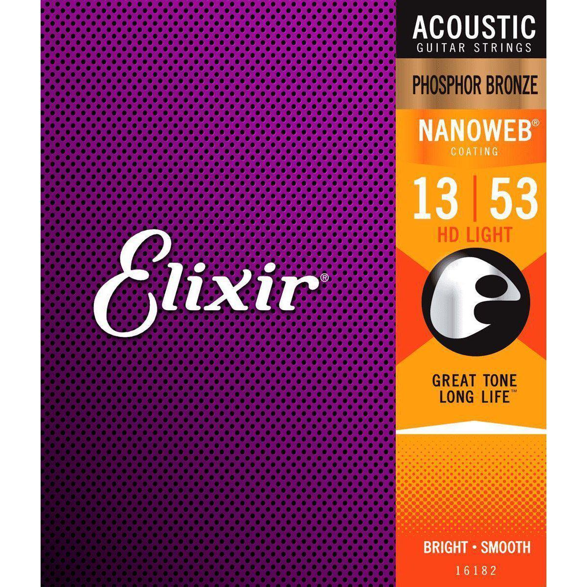 Elixir Nanoweb western guitar strings