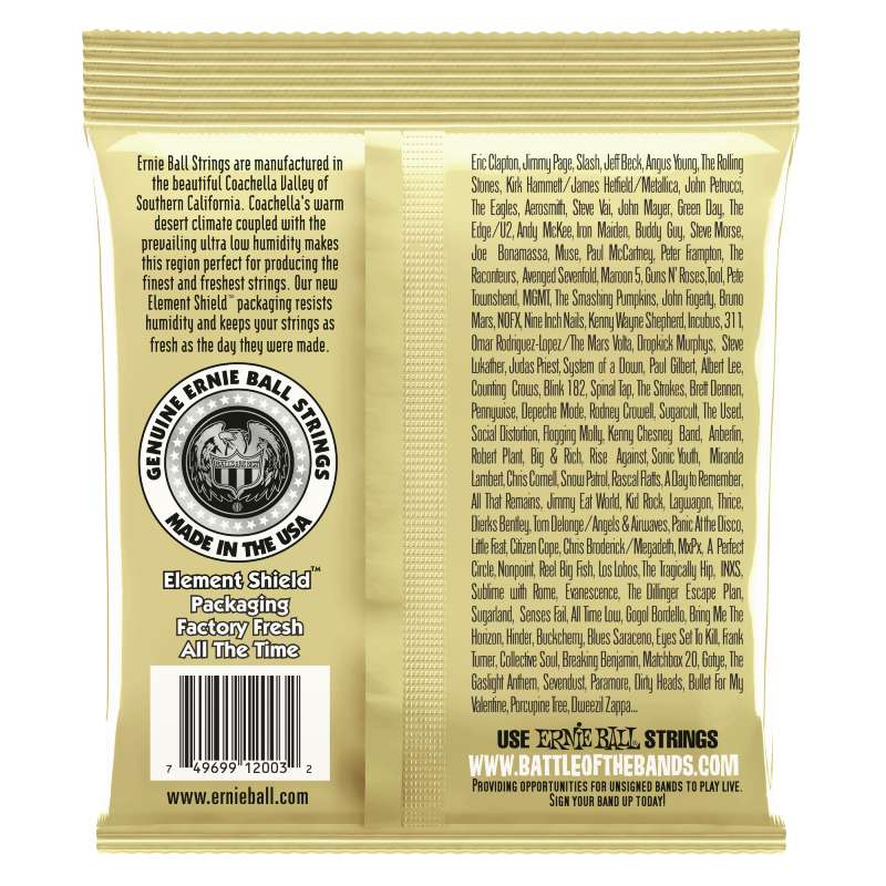 Ernie Ball 2003 Earthwood Medium Light til Western .012 - .054