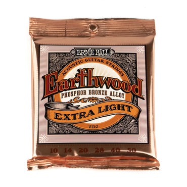 Ernie Ball 2150 Earthwood Extra Light Strenge til Western .010 - .050 - BORG SOUND