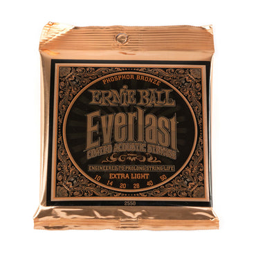 Ernie Ball 2550 Everlast Extra Light Strenge til Western .010 - .050 - BORG SOUND