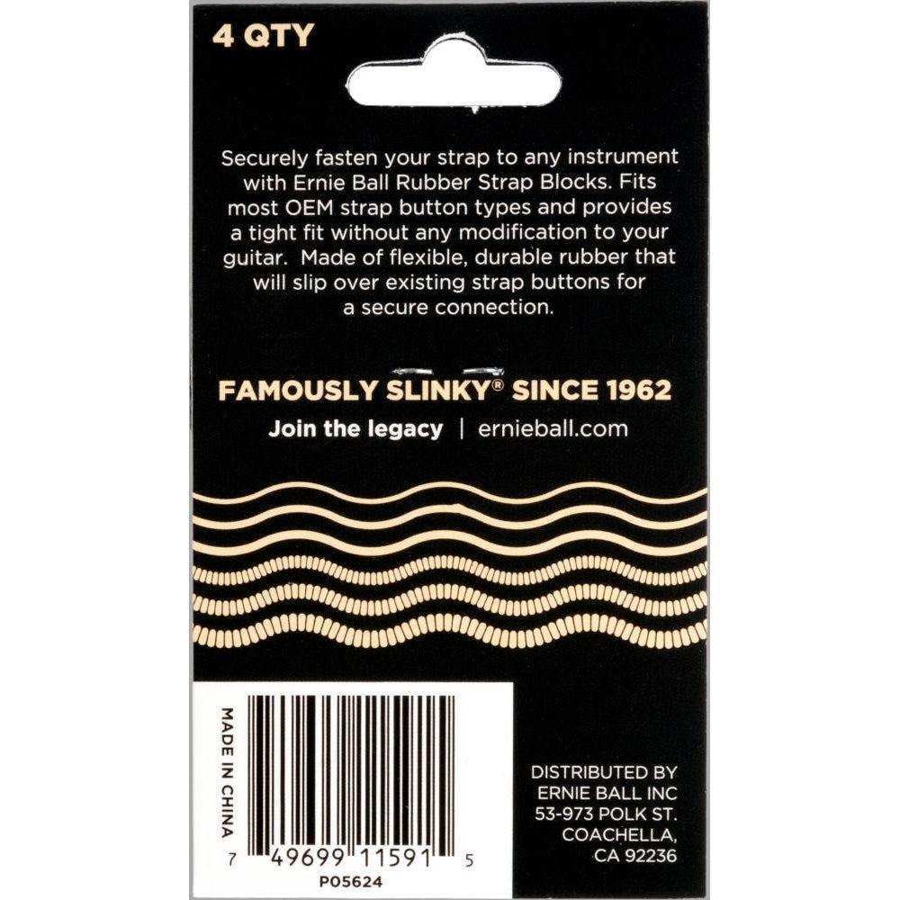 Ernie Ball EB-5624 Strap Blocks (4 stk.) Creme