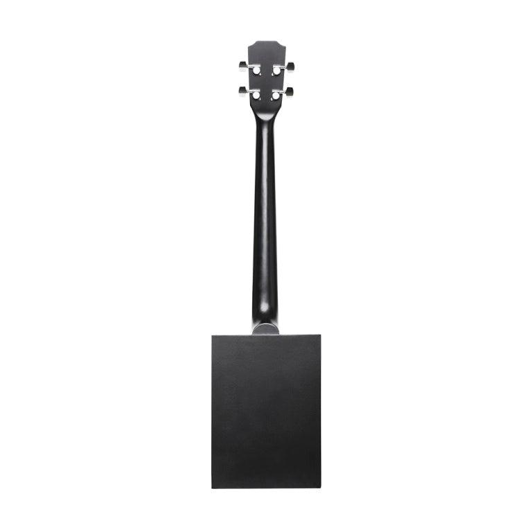 J.N Guitars CASK-HOGSCOAL Acoustic-electric Cigar Box Guitar med 4 strenge og sapele dæk