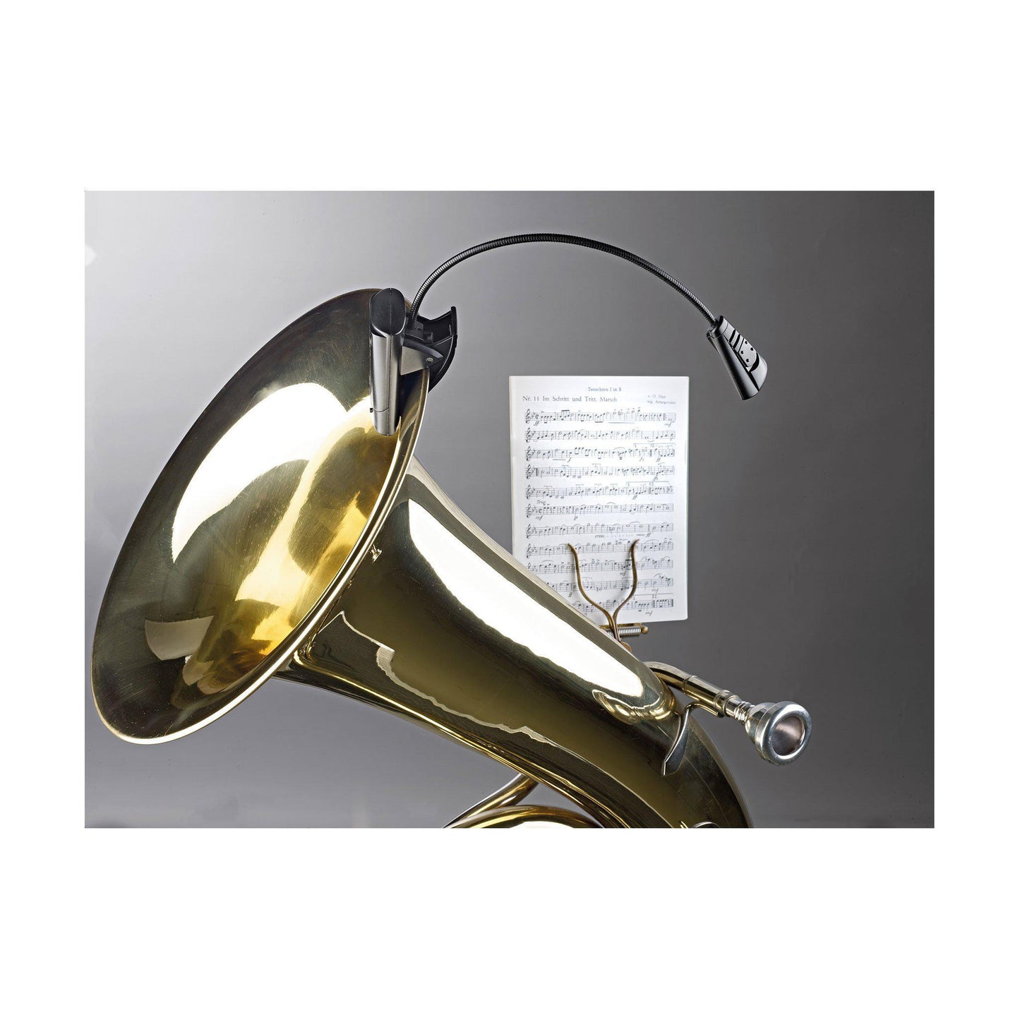 König & Meyer 12241 LED-Nodelampe med Svanehals - BORG SOUND