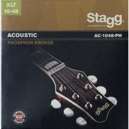 Stagg AC-1048-PH Phosphor Bronze sæt 10-48