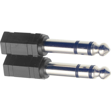 Stagg AC-PMSJFSH – Adapter 2 x 3,5 mm stereo jack hun til 6,3 mm stereo jack han