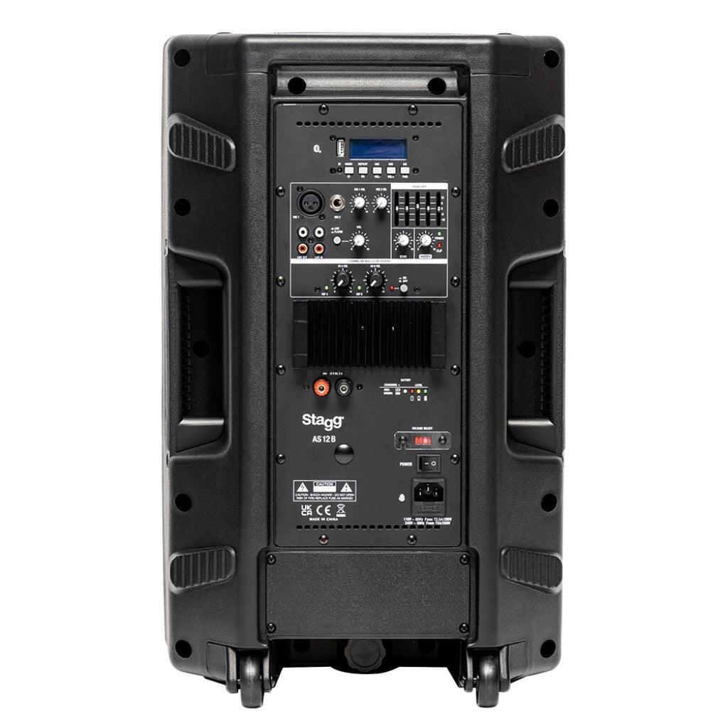 Stagg AS12B EU Active Speaker with battery and wireless microphones
