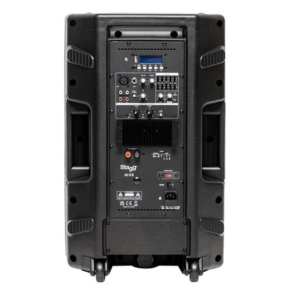 Stagg AS12B EU Active Speaker with battery and wireless microphones