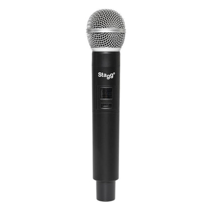 Stagg AS15B EU Active Speaker with battery and wireless microphones 