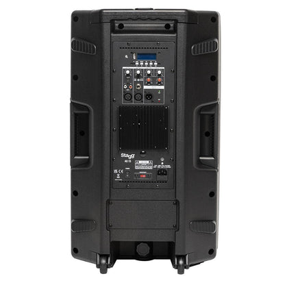 Stagg AS15B EU Active Speaker with battery and wireless microphones 
